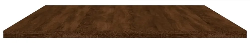 Prateleiras parede 4 pcs derivados de madeira carvalho castanho