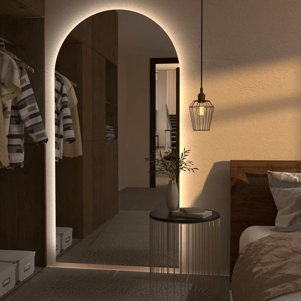 Espelho atípico com LED G9