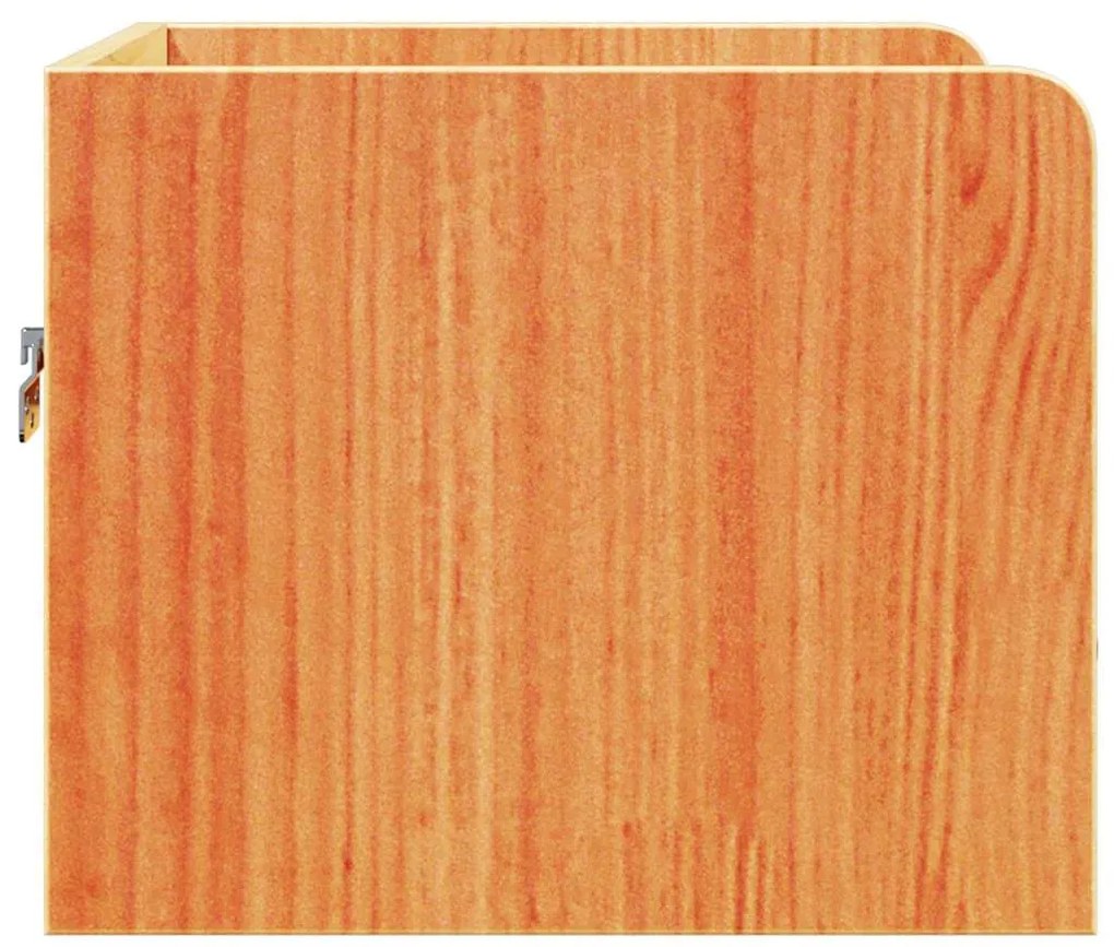 Mesa-de-cabeceira com gaveta Castanho-mel 38 x 36 x 29,5 cm