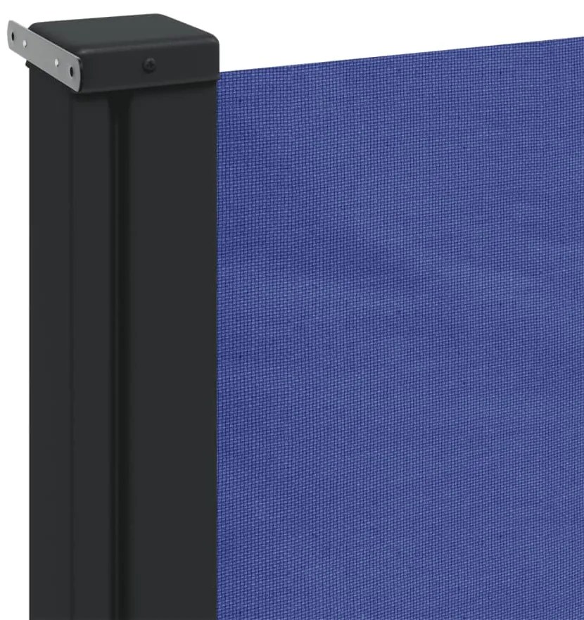 Toldo lateral retrátil 160x600 cm azul