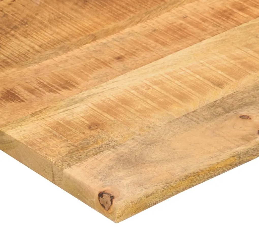 Tampo de mesa com curva 100x60x2,5cm mangueira áspera maciça