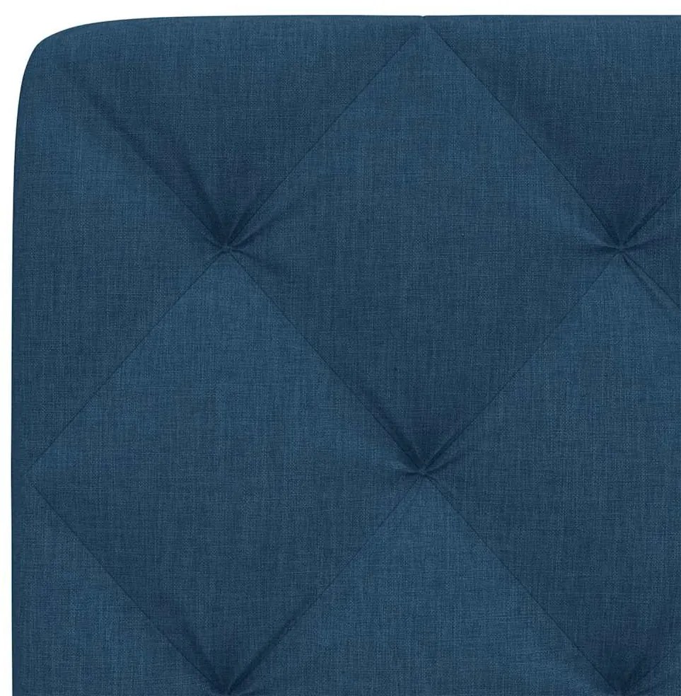 Almofadão de cabeceira 80 cm tecido azul