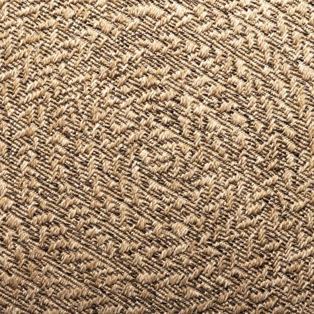 Tapete ZIZUR 200x290 cm aspeto de juta interior e exterior