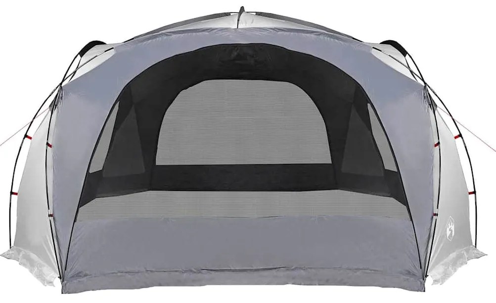 Tenda de festas impermeável branco e cinzento