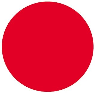 Etiquetas Autocolantes  Ponto Vermelho 114x114 mm Apli de Sinalização para Vidros