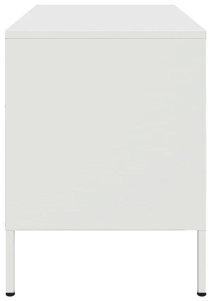 Móvel de TV 68x39x50,5 cm aço branco