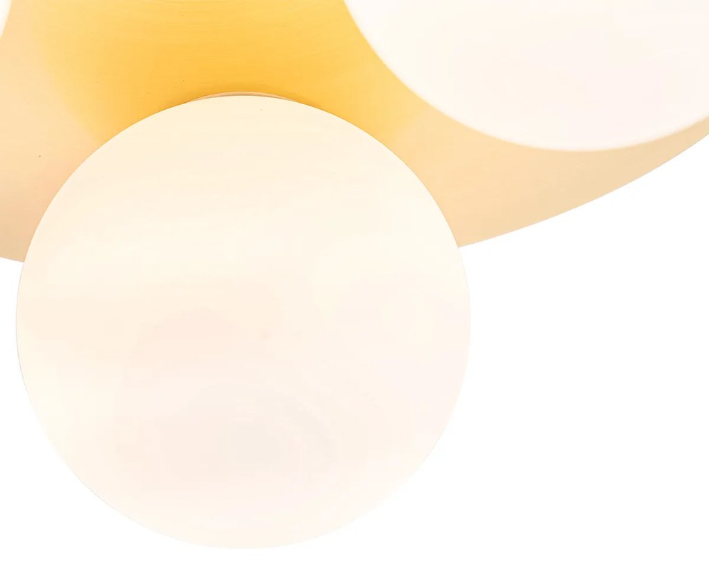 Candeeiro de teto moderno para casa de banho em latão 3 luzes - Cederic