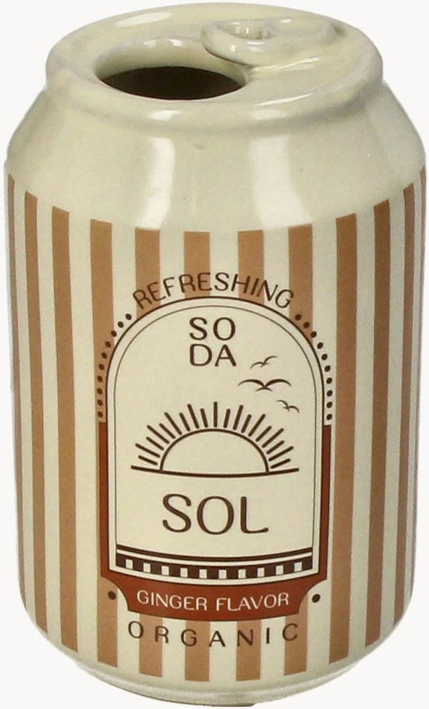 Jarra Soda Can Sol, Alt 11 cm