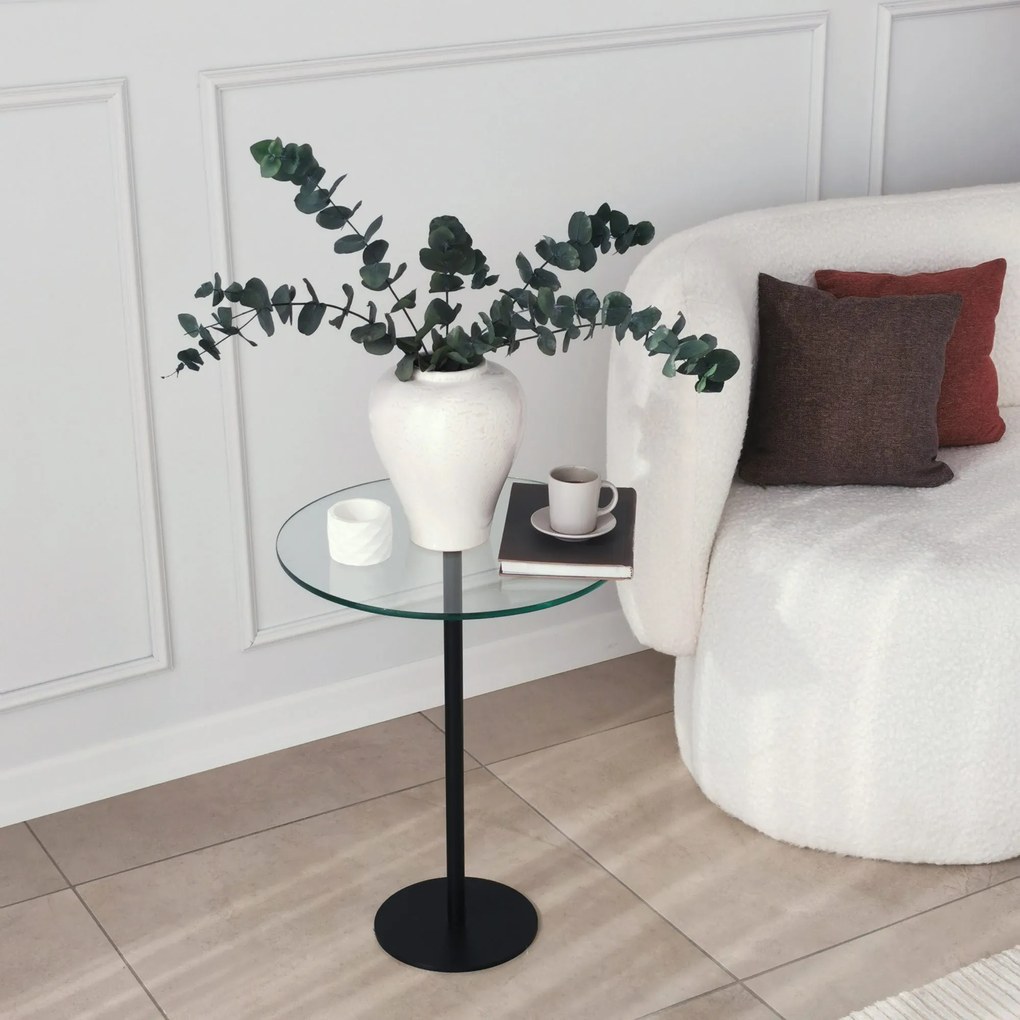 Mesa de Centro Social – Preto – 40x50x40 cm