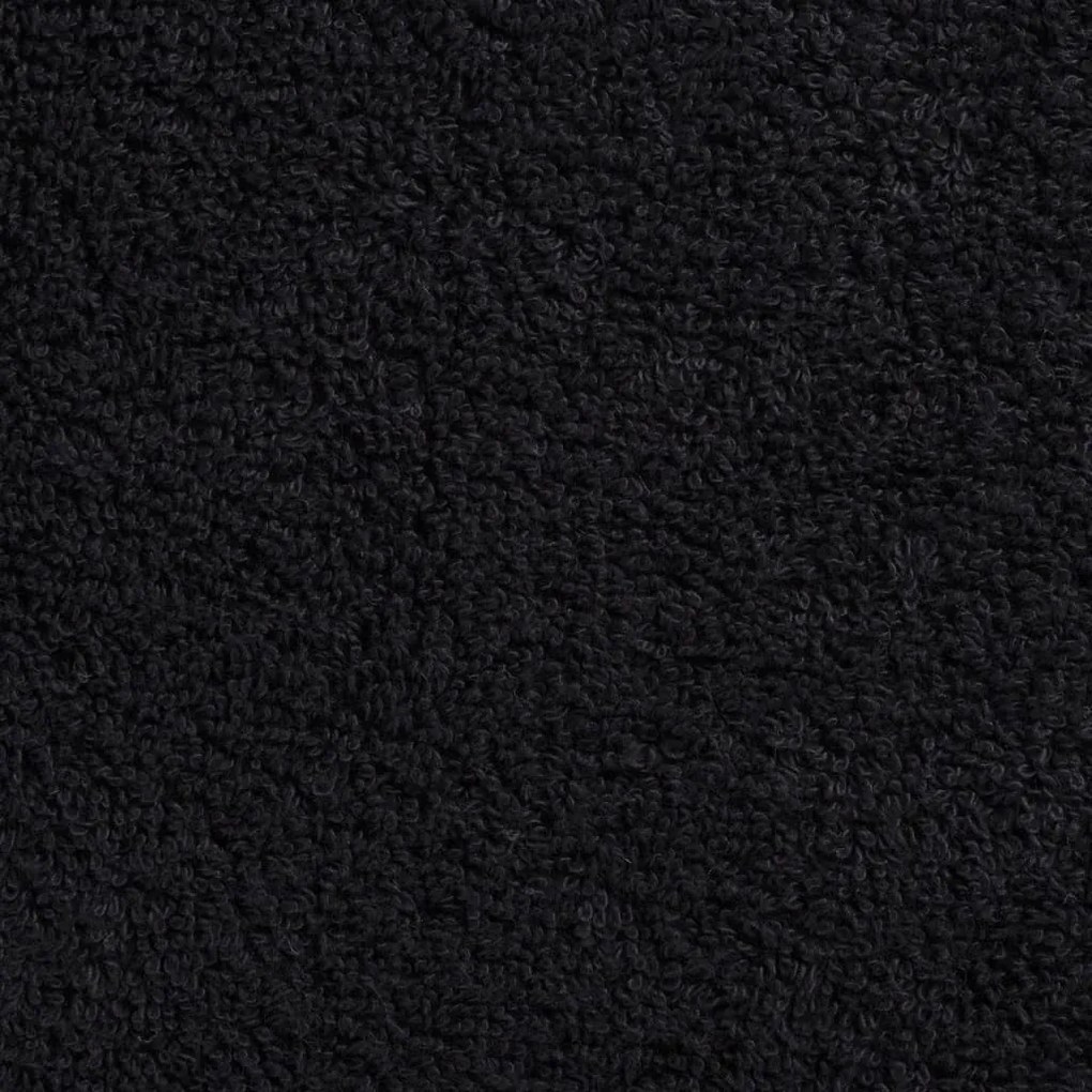 Toalhas de bidé premium SOLUND 4 pcs 30x50 cm 600 gsm preto