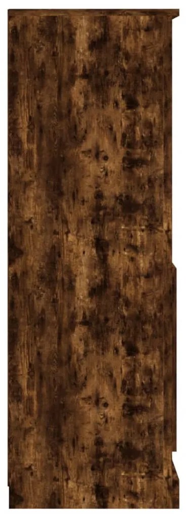 Armário alto derivados de madeira 60x35,5x103,5 cm fumado