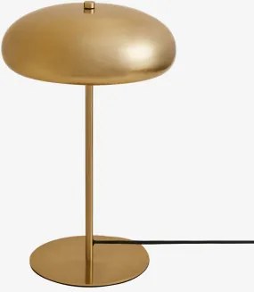 Candeeiro De Mesa Em Ferro Hilma Dourado - Sklum