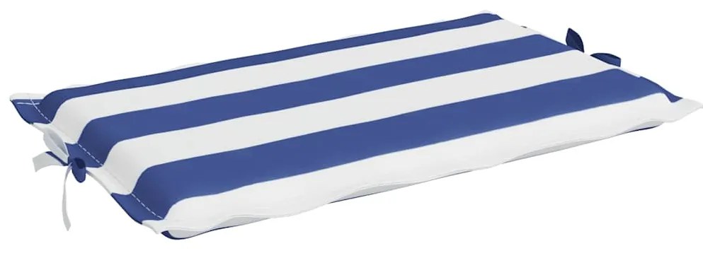 Almofadão p/ espreguiçadeira tecido oxford riscas azul/branco