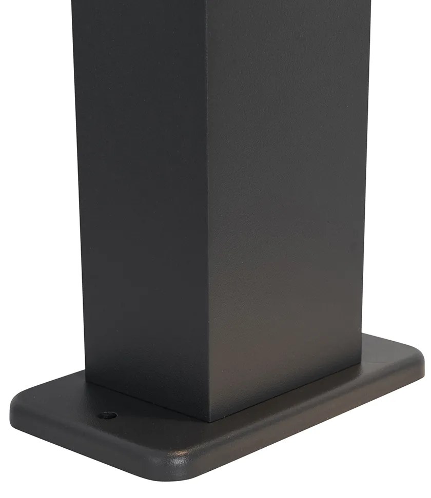 Candeeiro de pé exterior industrial cinzento escuro 65 cm IP44 - Baleno Moderno,Industrial
