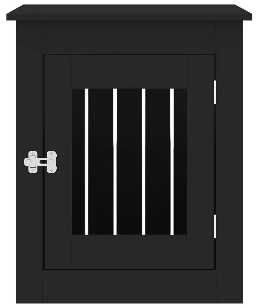 Móvel casota para cão 55x75x65 cm derivados de madeira preto