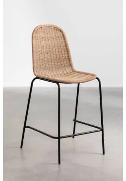 Banqueta Alta Empilhável De Vime Reiven ↑65 Cm - Sklum