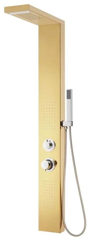 Chuveiro de Hidromassagem - Dourado - Design Moderno