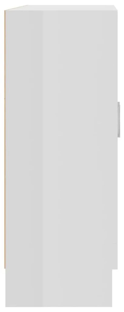 Estante 82,5x30,5x80 cm derivados de madeira branco brilhante