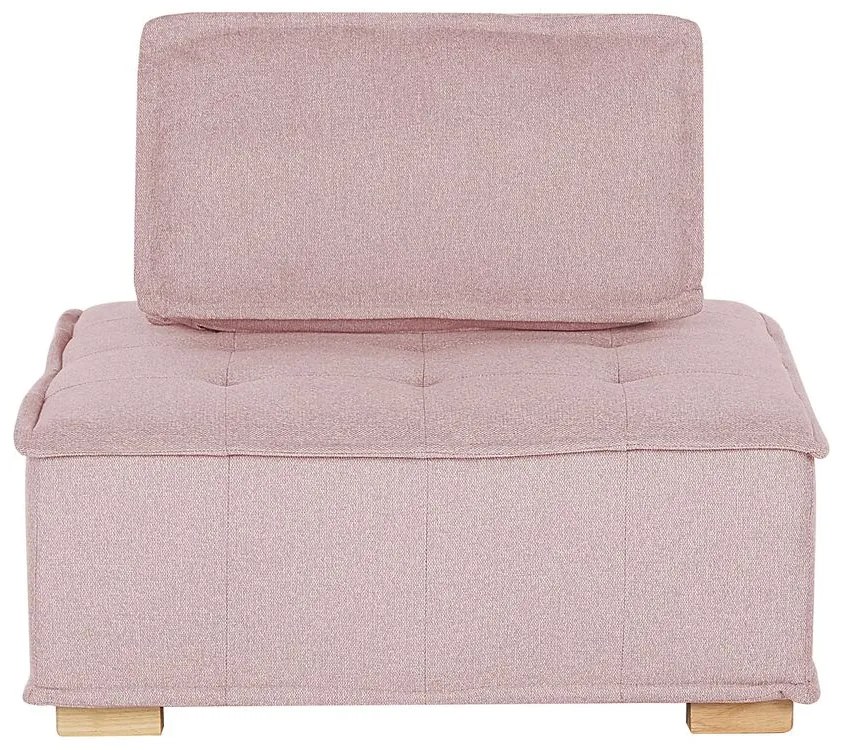 Sofá de canto modular para 4 pessoas em rosa TIBRO Beliani