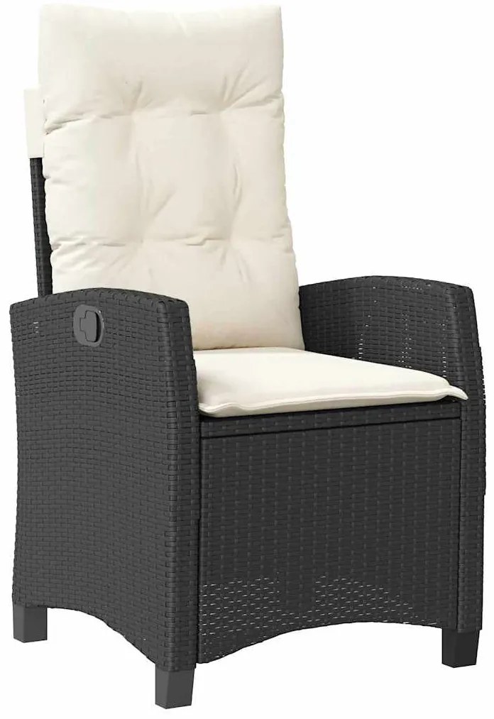 Conjunto de Jantar de Jardim com 7 Peças e Almofadas - Rattan Sintétic