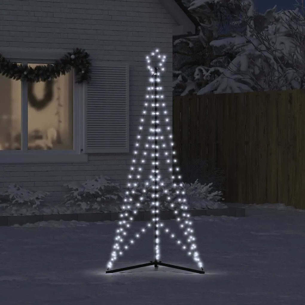 LED Árvore de Natal 363 LEDs Branco Frio 182 cm