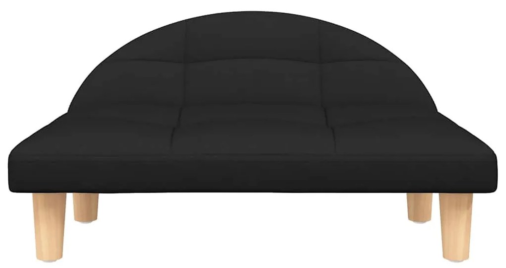 Cama para cães 70x52x30 cm tecido preto