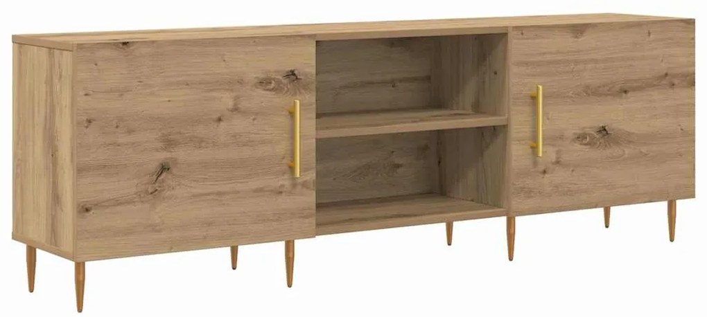 Gabinete para TV carvalho artisiano 150 x 30 x 50 cm