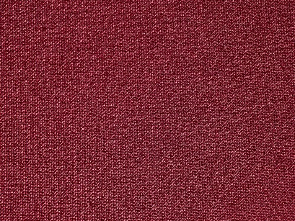 Sofá de canto 3 lugares em tecido vermelho escuro  à direita VIKNA Beliani