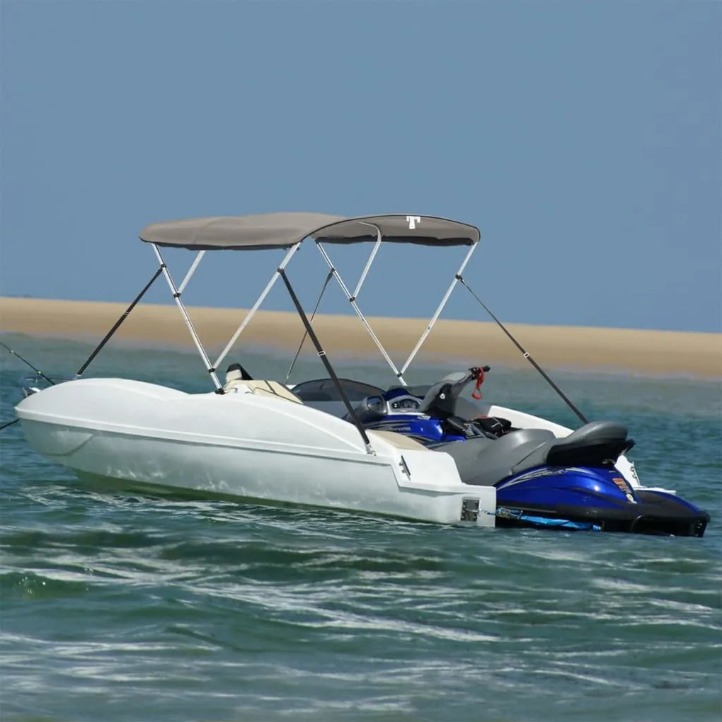 Toldo 3 arcos Bimini paredes malha laterais 183x(137-152)x137cm