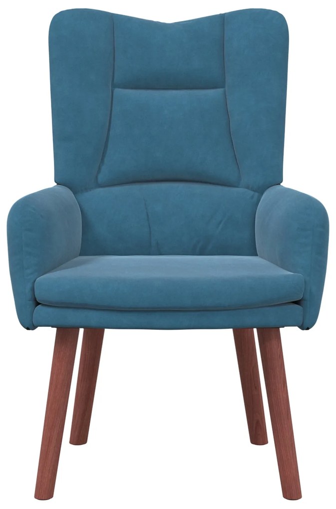 Poltrona Relaxante Velvet Azul