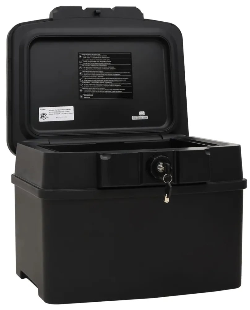 Cofre 44x37x34 cm preto