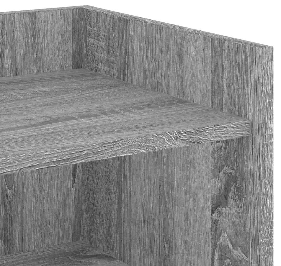 Aparador 73,5x35x75 cm derivados de madeira cinzento sonoma