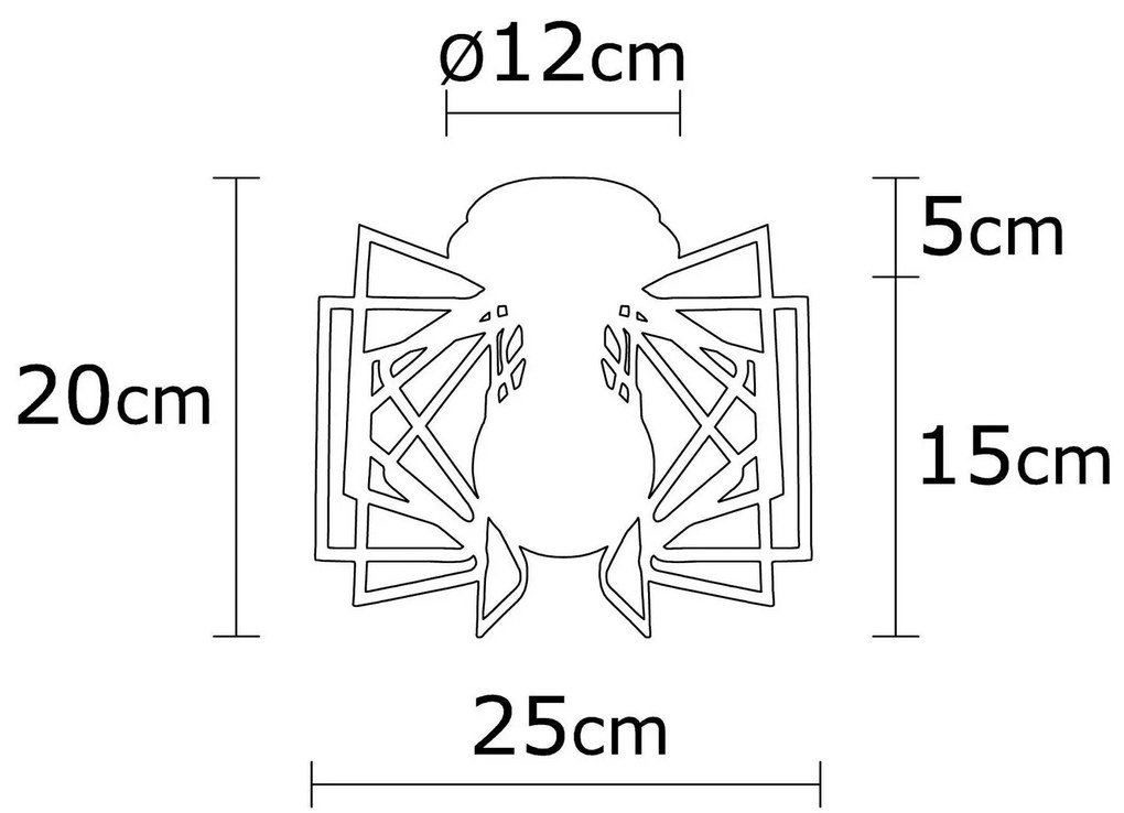 Candeeiro de Teto Nemrut – Preto – 26 cm de Diâmetro x 20 cm de Altura