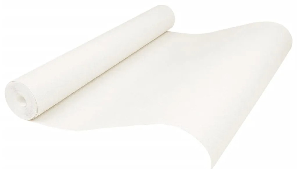 Papel parede 3D 10x0,53 m tecido não-tecido creme sólido