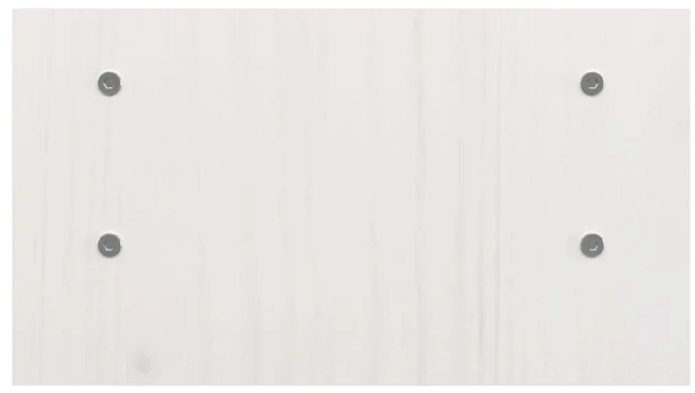 Suporte para monitor 50x27x15 cm pinho maciço branco