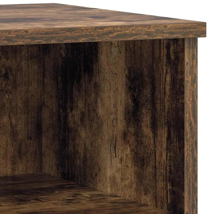 Mesa de cabeceira 40x35x50 cm derivados madeira carvalho fumado