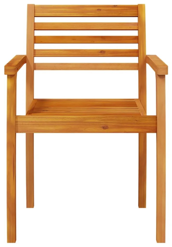 Cadeiras de jardim 8 pcs 59x55x85 cm madeira de acácia maciça