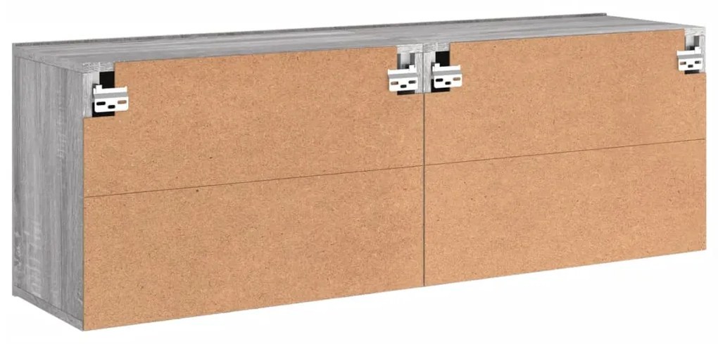 Móveis de parede para TV 2 pcs 60x30x41 cm cinzento sonoma
