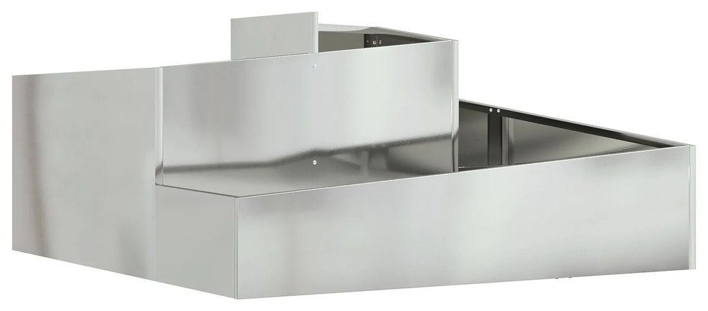 Vasos & Floreiras Galvanizado Metal Galvanizado Médio a Grande