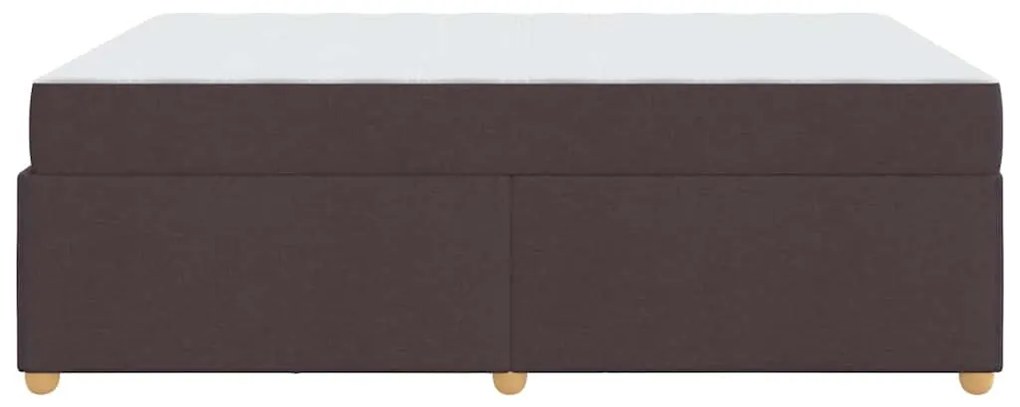 Estrutura da Cama Outros Castanho escuro 160 x 200 cm tecido