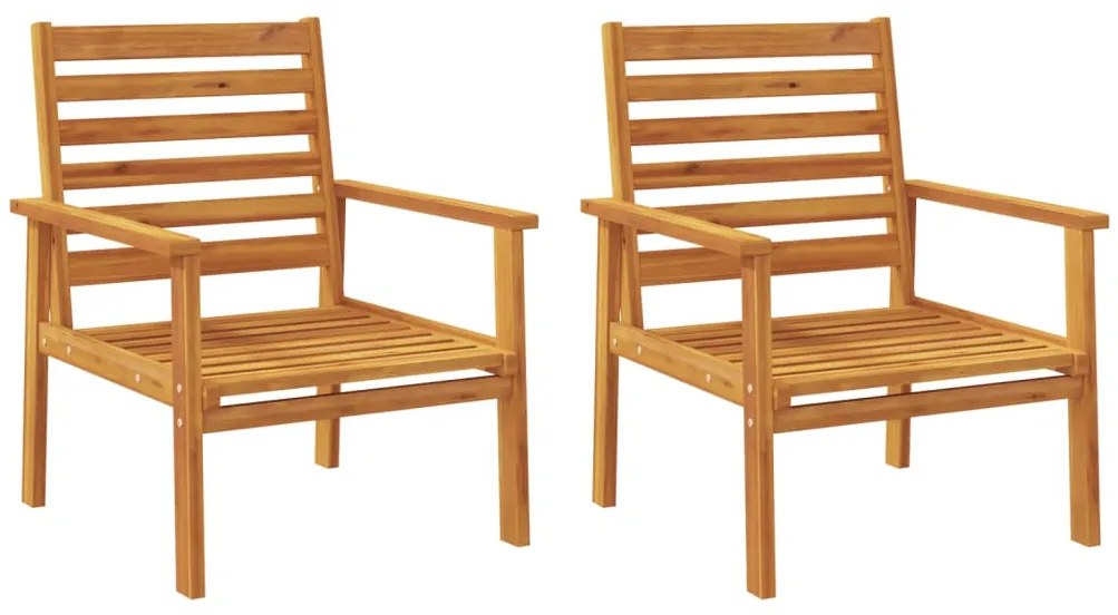 3 pcs conjunto lounge de jardim madeira de acácia maciça