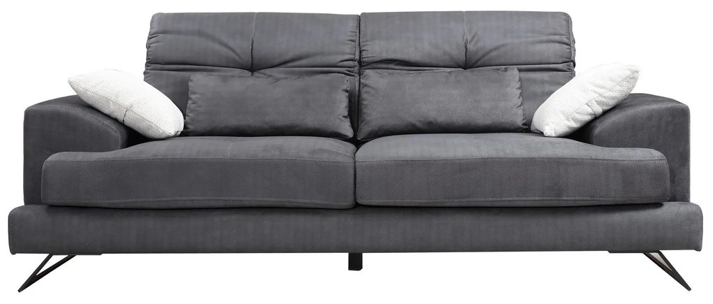 Sofá de 2 Lugares Frido – Antracite – 185x92x79 cm