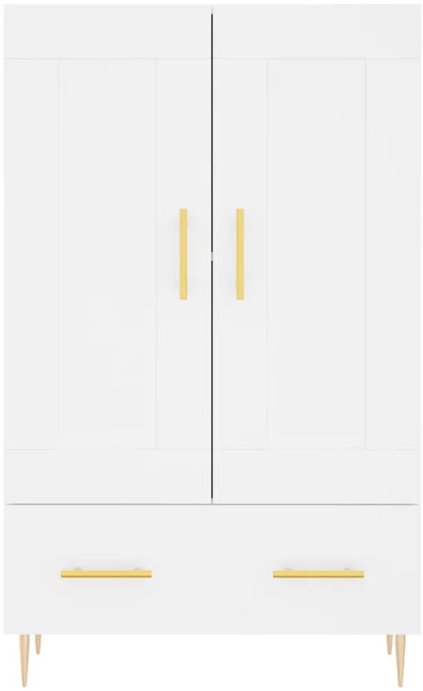 Aparador alto 69,5x31x115 cm derivados de madeira branco