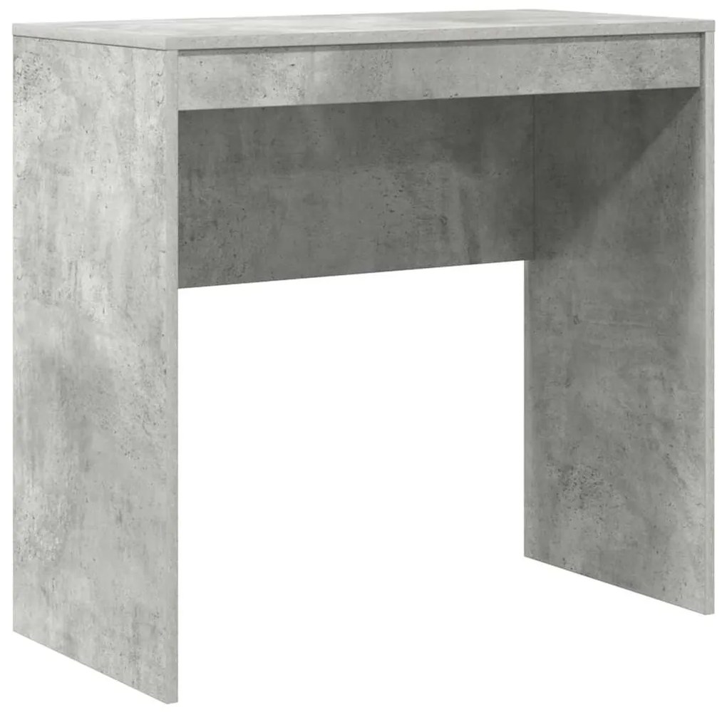 Escrivaninha com Armazenamento Cinza Concreto Aglomerado de Madeira