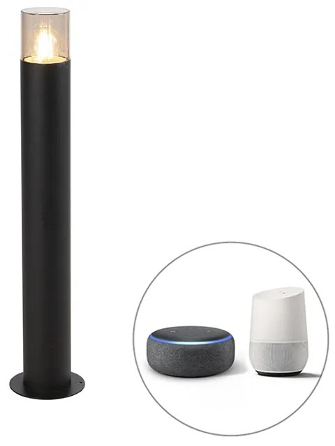 LED Candeeiro de pé inteligente para exterior preto 70 cm c/ Wifi P45 - Odense Moderno