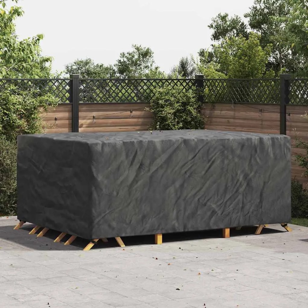 vidaXL Capa para móveis de exterior Preto 270 x 180 x 90 cm 210D