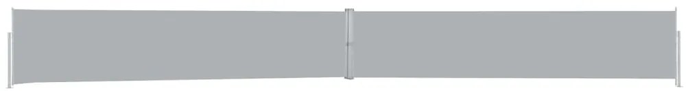 vidaXL Toldo lateral retrátil para pátio 170x1200 cm antracite