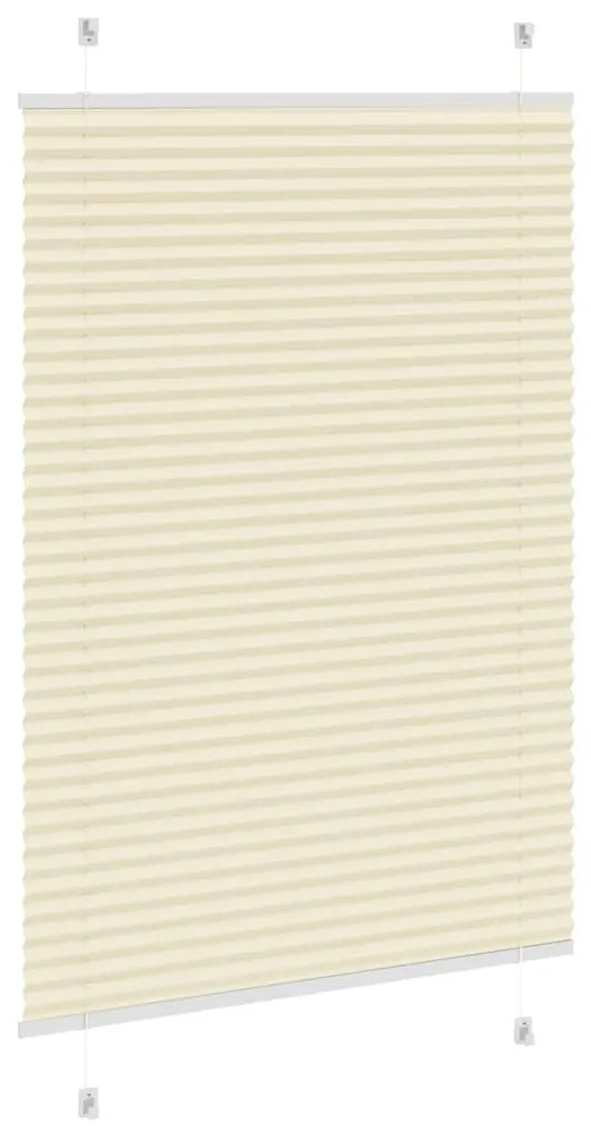 Creme Plissada Cega 100x150 cm Largura Tecido 99,4 cm Poliéster