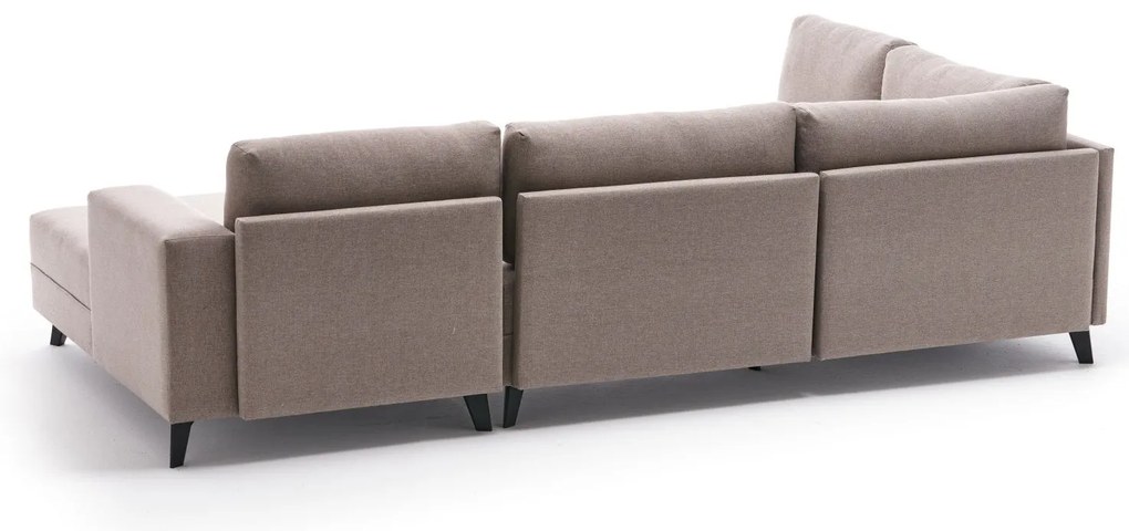 Sofá-Cama de Canto Eris – Creme – 300 x 78 x 202 cm