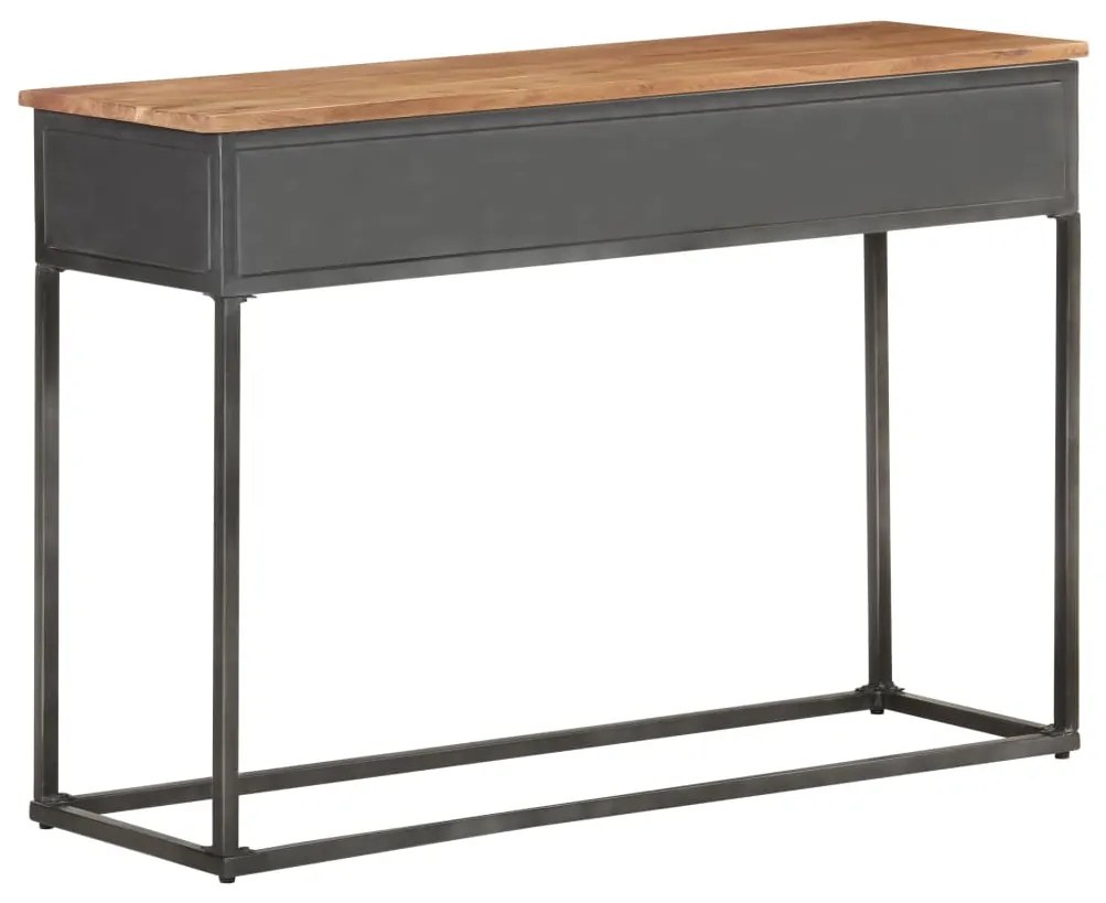 Mesa consola 110x35x75 cm madeira de acácia maciça